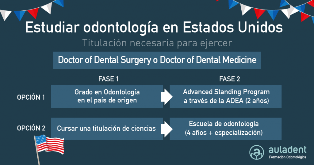 Procedimiento a seguir para estudiar odontología en Estados Unidos